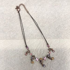 Unique jeweled necklace